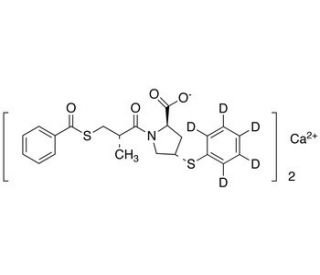 Zofenopril-d5 (CAS 81938-43-4 (unlabeled)) - chemical structure image