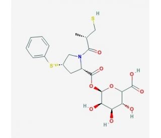 Zofenoprilat Acyl-&beta;-D-glucuronide - chemical structure image