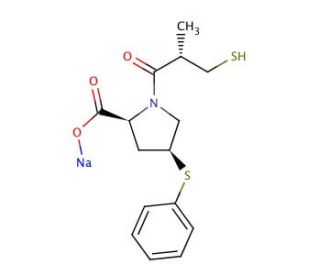 Zofenoprilat Sodium Salt (CAS 1329569-13-2) - chemical structure image