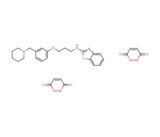 Zolantidine dimaleate (CAS 104076-38-2) - chemical structure image