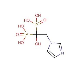 Zoledronic acid, anhydrous (CAS 118072-93-8) - chemical structure image
