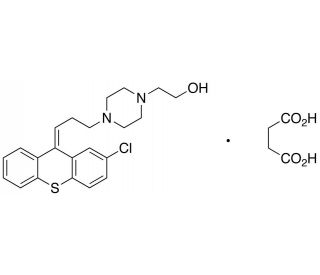 Zuclopenthixol Succinate Salt (CAS 1246833-58-8) - chemical structure image